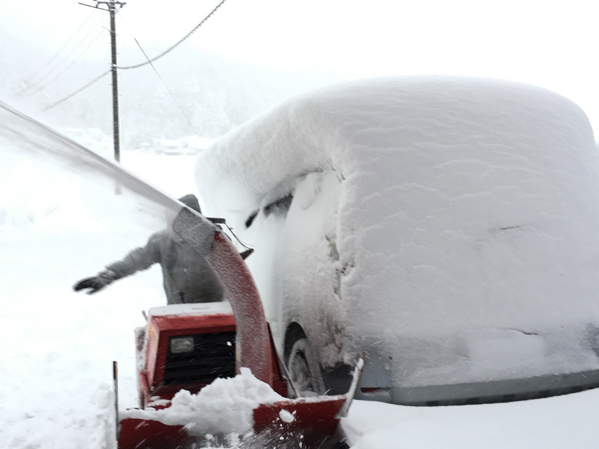 赤帽北海道の除雪